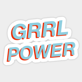 Grrl Power! Sticker